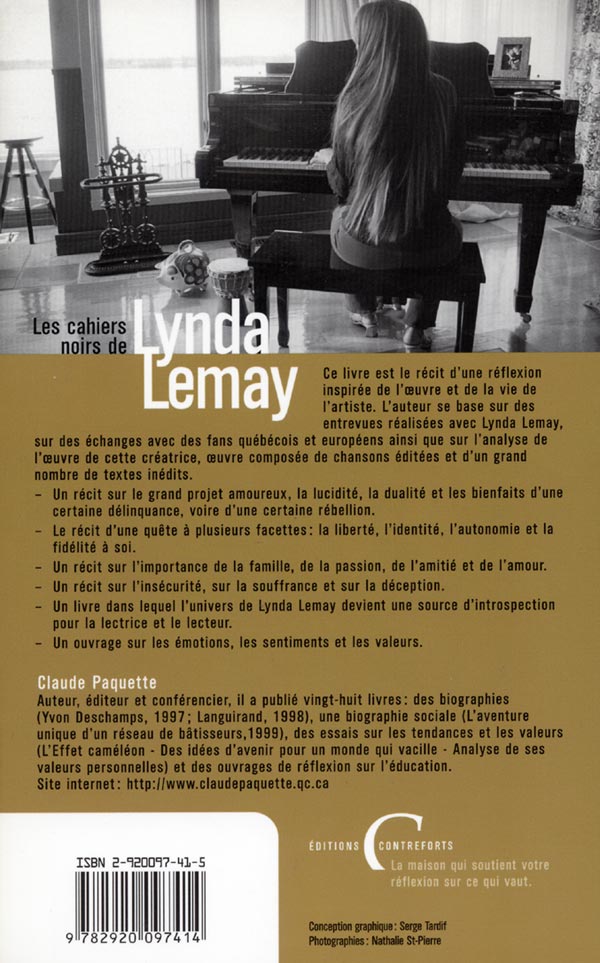Les cahiers noirs de Lynda Lemay
