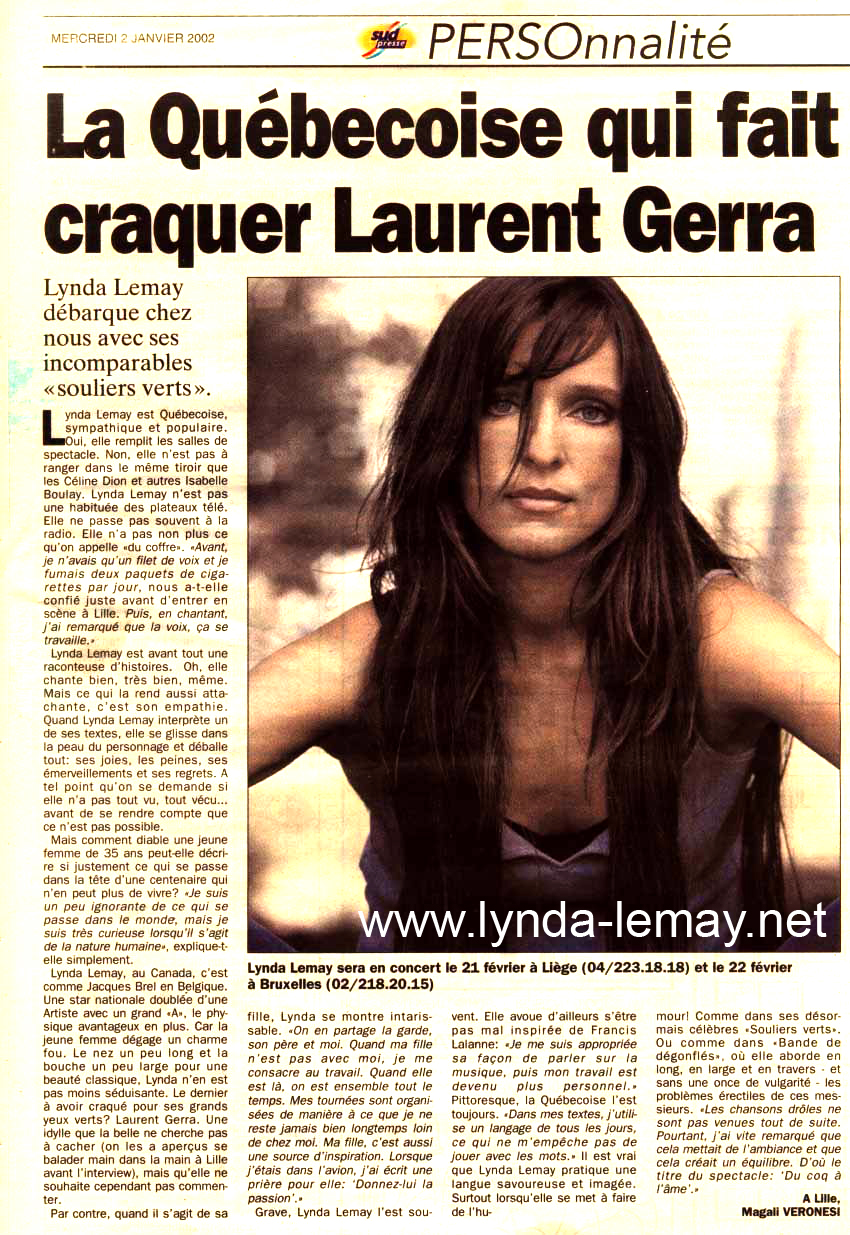 Lynda Lemay - 2/2/2002