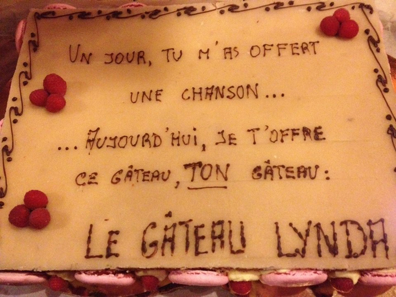 Gateau Lynda Lemay